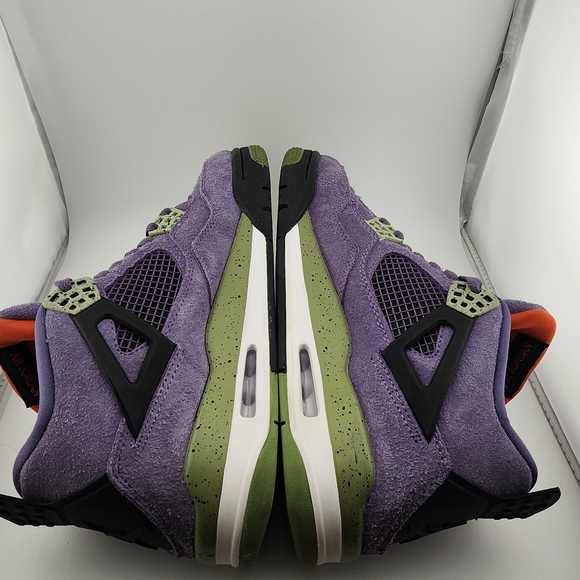 Jordan Athletic Shoes in Purple and Green - Picture 6 of 16